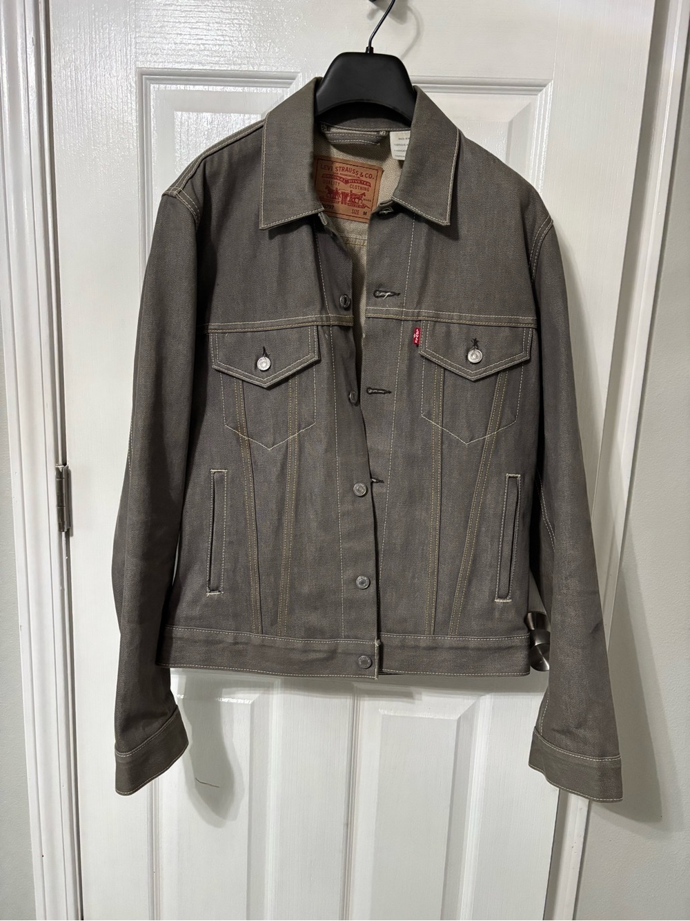 Levi's Men's Taupe Gray Denim Trucker Jacket 70797